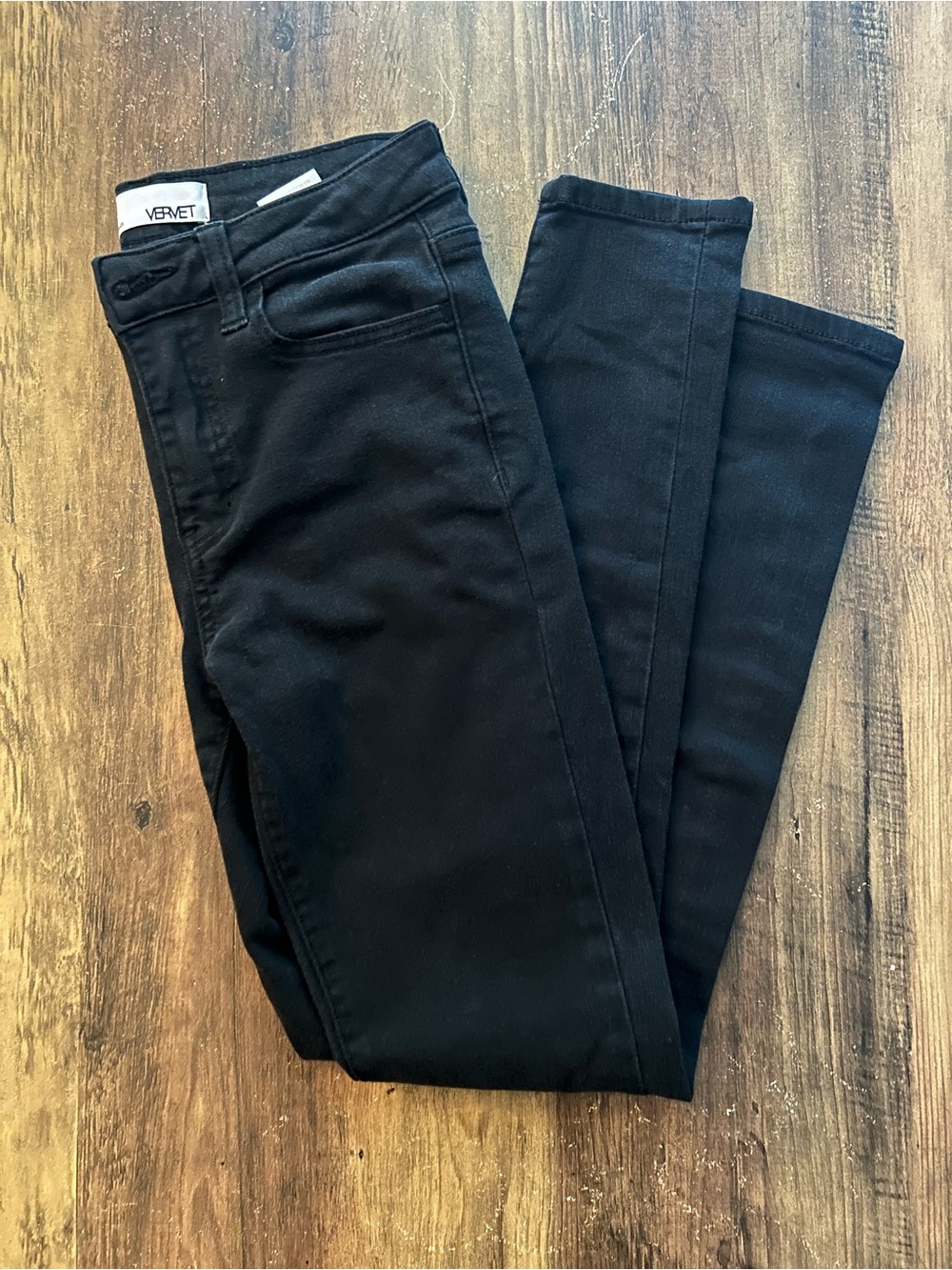 VERVET BY FLYING MONKEY Black Skinny Jeans, Size 24